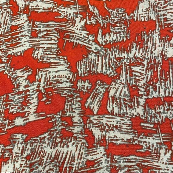 🖤 JustFab Patterned Maxi Dress Orange Size Medium - Picture 9 of 11